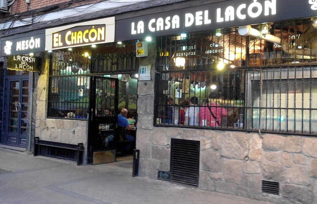 Mesón El Chacón, la casa del lacón en Madrid