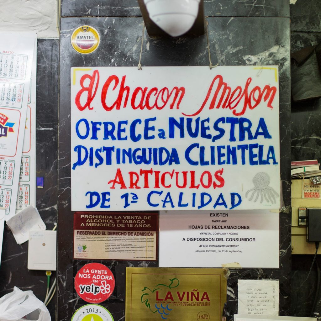 Mesón el Chacón, la Casa del Lacón